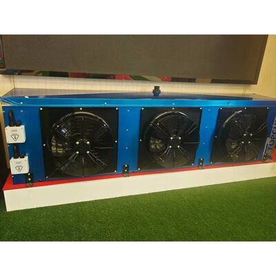 Cold Room Heater Defrost Evaporator 10HP Fin Pipe Copper Tube Mini Cooling Unit